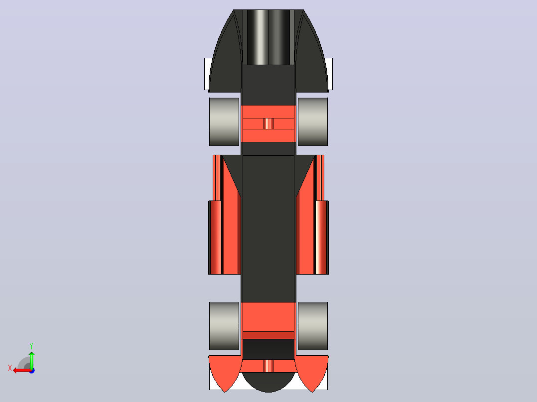 F1 汽车2后视图