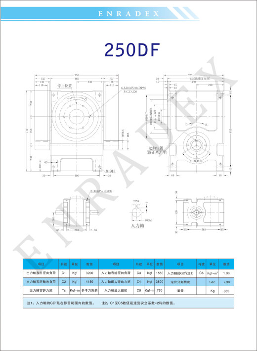 ER-RU250DF英锐凸轮分割器全套3D图档缩略图
