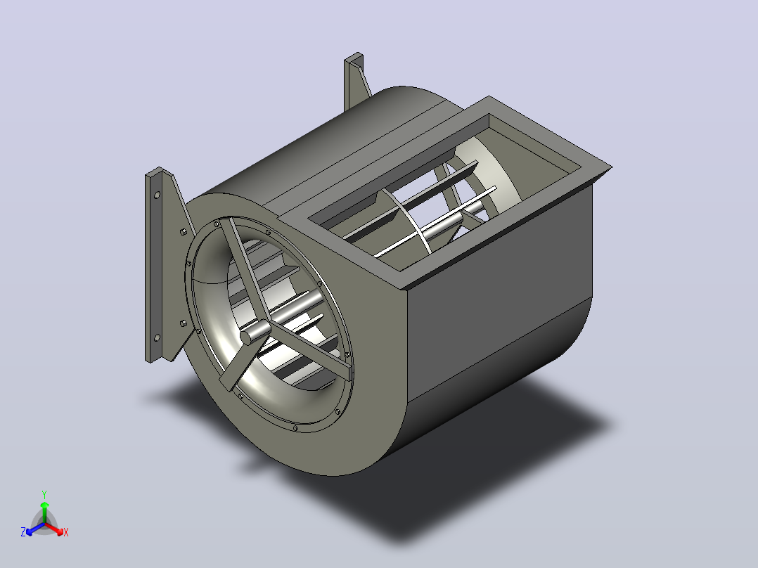 FS2.5L1 FS2.5L2户式空调专用风机[FS2.5L2]主视图