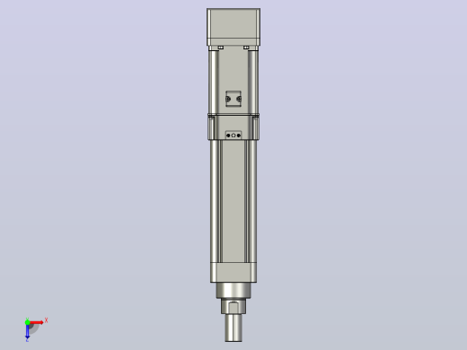 MTE63-200-P10-PJ-M750W-A-S3 MTE63电动缸 最大负载300kg 最大推力2560N 750W电机加强底座安装俯视缩略图