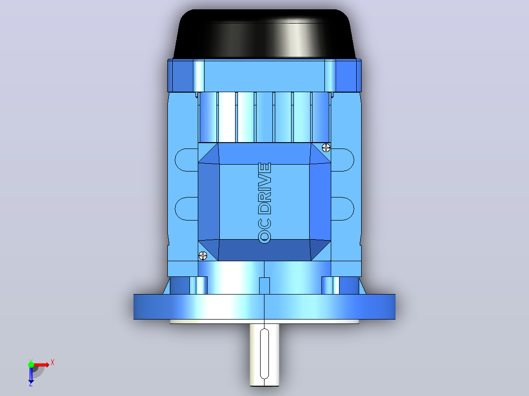 IM B5 H80-180(YE2、YE3)通用电机[YE2-100L-2-B5]俯视图