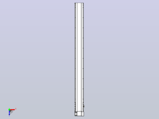 皮带直线轴半封闭可选导轨TPA-HNB-175D-140-L1850-RP-C-P75-N3俯视缩略图