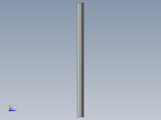 HGR20R Hiwin线性轨道的Fusion 360参数模型左视缩略图