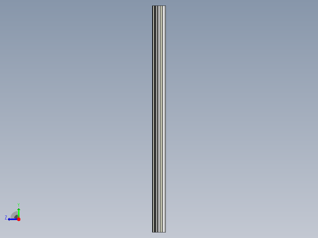 HGR20R Hiwin线性轨道的Fusion 360参数模型右视图