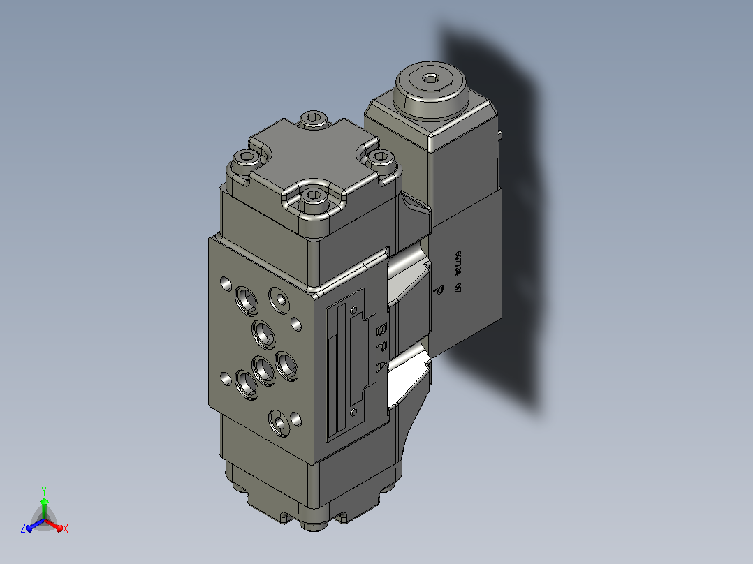 伊顿液压元件DG5V-5-A-M-U-10-AC-ROCK主视图
