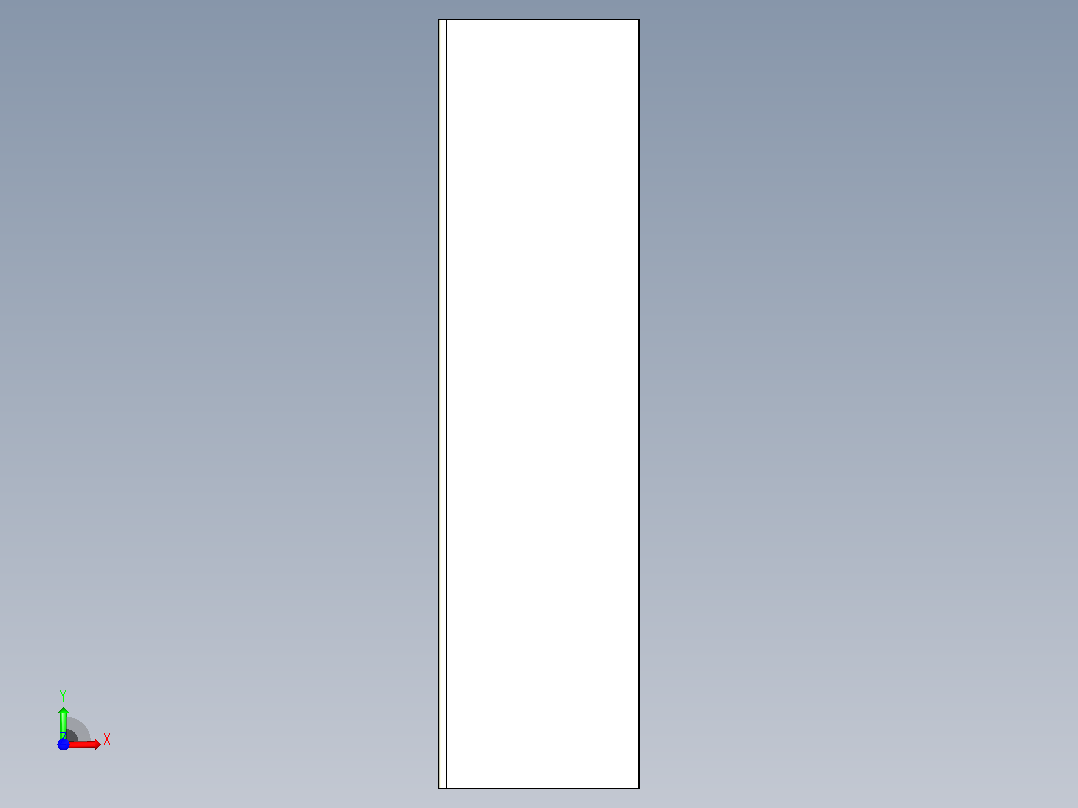 蓝色散热器25 x 12 6 x 6 5 mm孔18 3mm ipt前视图