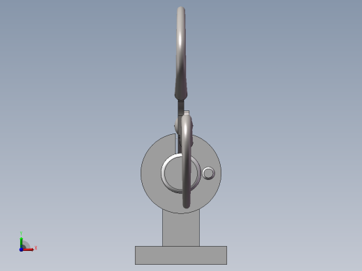 康铜丝绕线轮3D模型前视缩略图