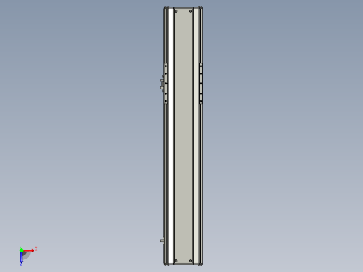 SYS14-500-M-400W滚珠花健、支撑座、滚珠丝杠、交叉导轨、直线模组.STEP俯视缩略图