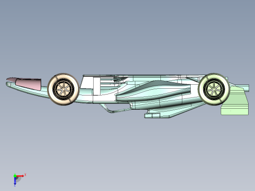 F1 2026 模型（CFD 就绪）俯视缩略图