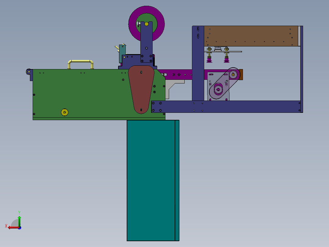 手机导光板包膜机 sw17可编辑后视图