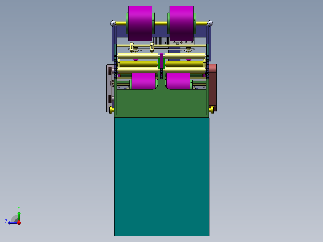 手机导光板包膜机 sw17可编辑右视图