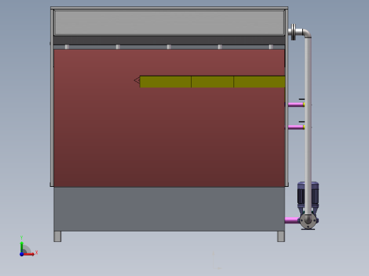 水帘喷漆房前视缩略图