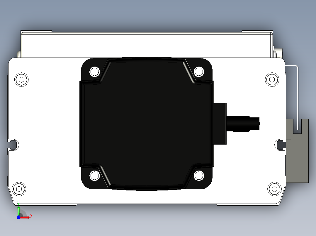 Toyo东佑达直线模组-ECH17-250-BC-750W+煞車前视图