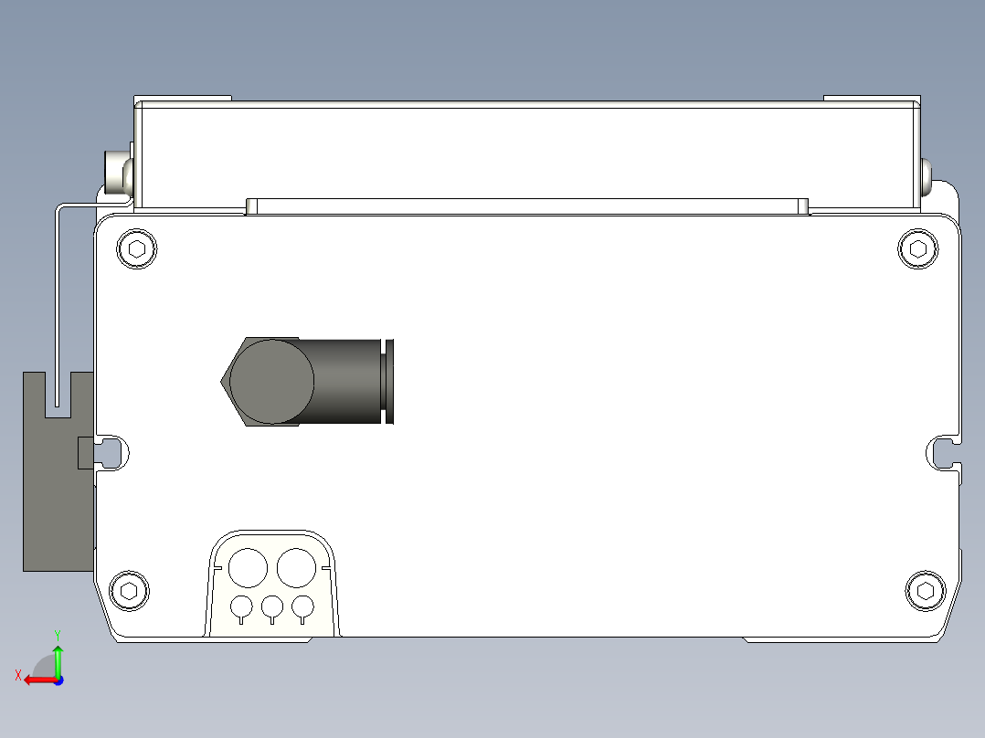 Toyo东佑达直线模组-ECH17-250-BC-750W+煞車后视图