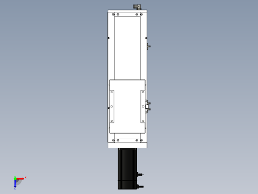 Toyo东佑达直线模组-ECH17-250-BC-750W+煞車俯视缩略图