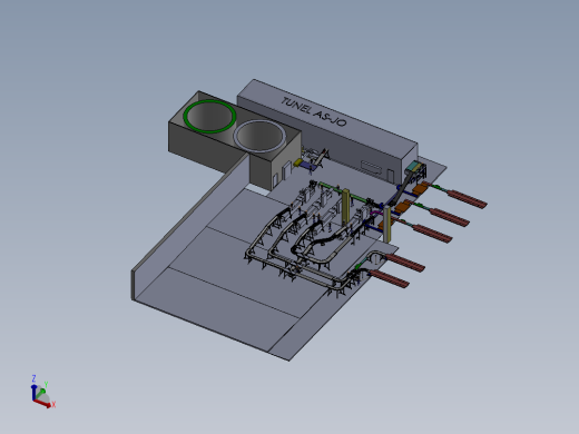 B30-大型输送线三维模型