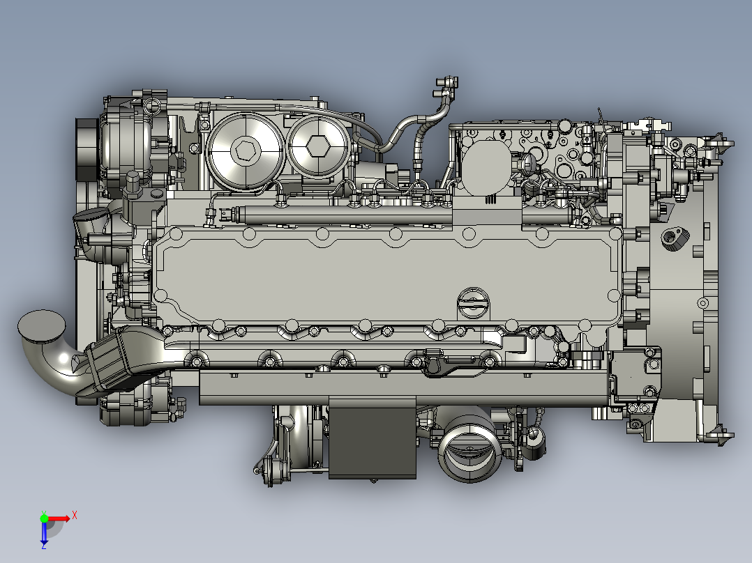 enginekhd_tcd发动机俯视图