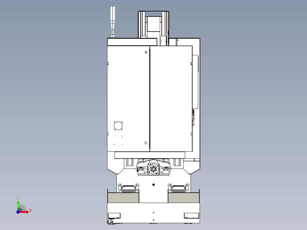 Syil X5 CNC数控前视图