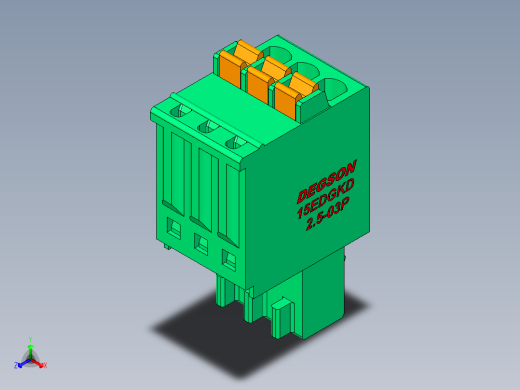 DEGSON 15EDG 系列 2.5mm 接线端子包-15EDGKD-2.5-03P-14-00AH