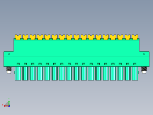 DEGSON 15EDG（公头） 3.5mm 螺钉锁紧，插拔式接线端子 FullPack-15EDGKNM-3.5-17P-14-00AH后视缩略图