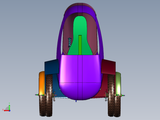 独立四轮悬架越野自行车后视缩略图