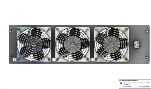 3U风扇模块模型图缩略图