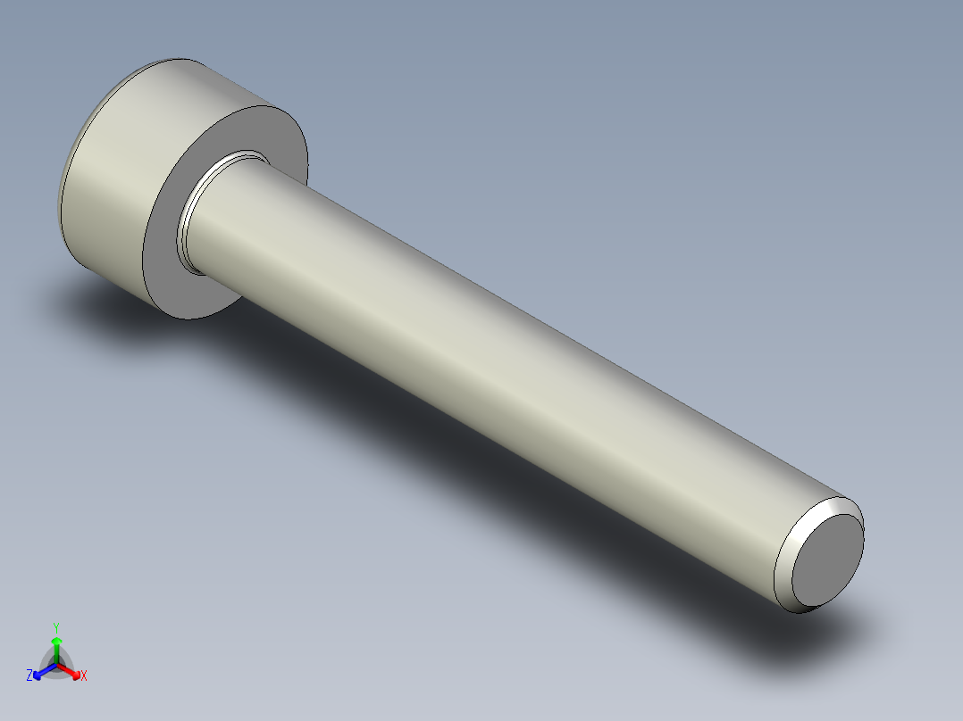 螺钉-DIN_912-M3x20.stp正等轴测图