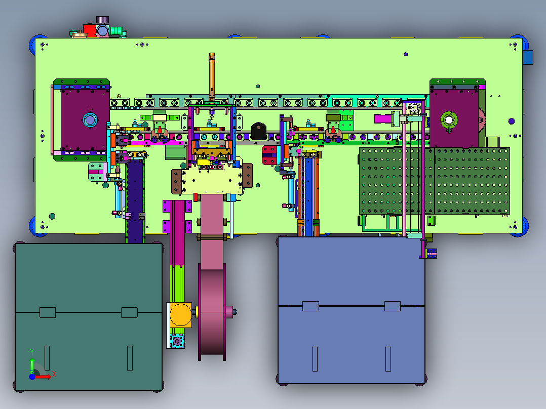 拧紧旋钮密封圈组装设备前视图