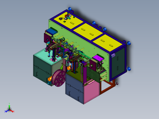 拧紧旋钮密封圈组装设备正等轴测缩略图
