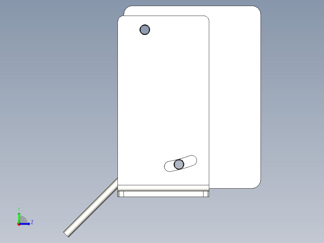 基恩士GV-H130_kc图纸模型左视图