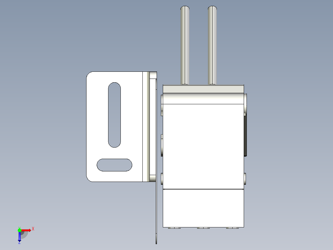 基恩士GV-H130_kc图纸模型俯视图