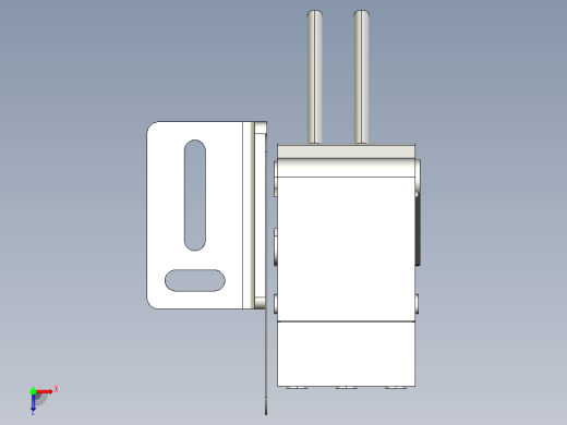 基恩士GV-H130_kc图纸模型俯视缩略图
