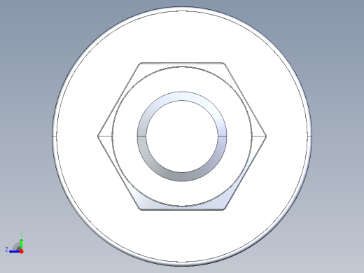 紧固件-IGES 0.3125 All-Thread右视缩略图
