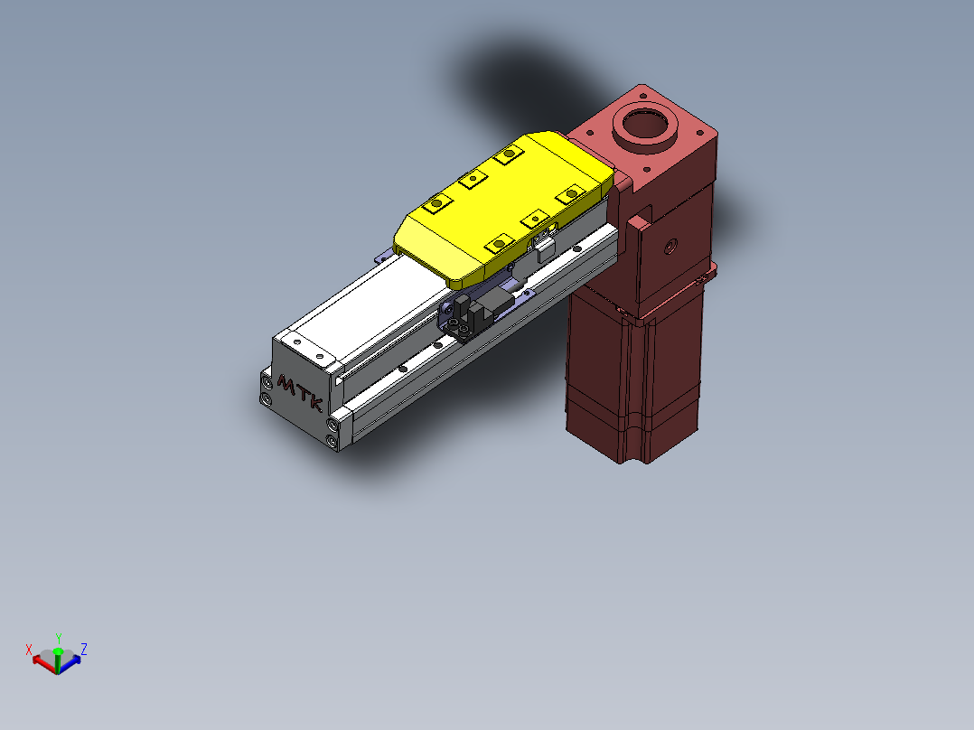 GTA内嵌同步带全封闭GTA5-BM-57步进主视图