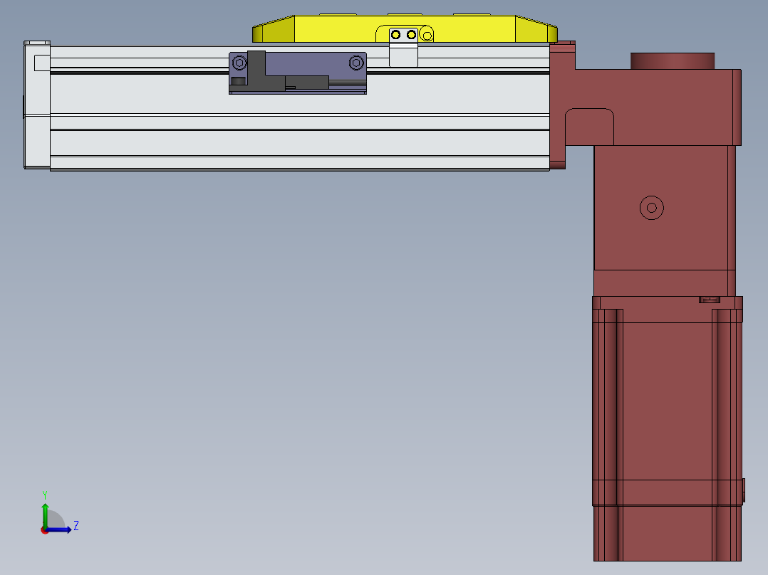 GTA内嵌同步带全封闭GTA5-BM-57步进左视图