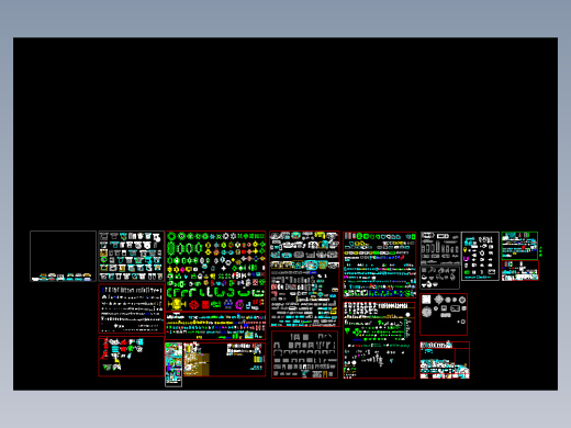 30个CAD家装常用图块图库合集