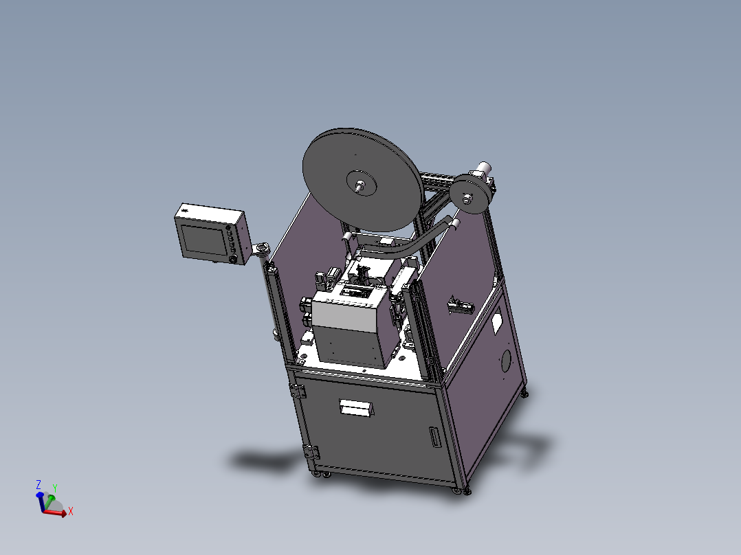 高速电子凸轮插针机3D图纸 机械设计参考资料设计素材