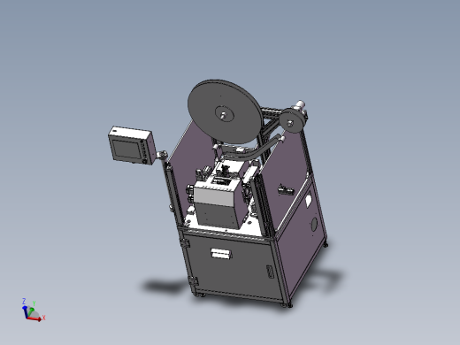 高速电子凸轮插针机3D图纸 机械设计参考资料设计素材