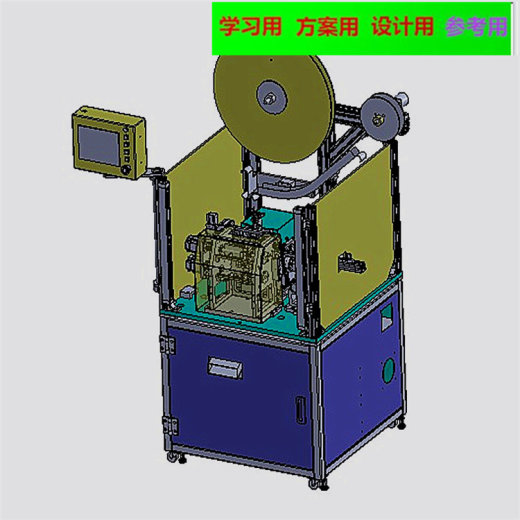 高速电子凸轮插针机3D图纸 机械设计参考资料设计素材缩略图