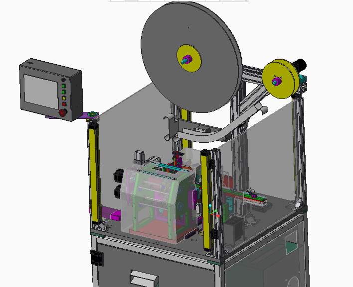 高速电子凸轮插针机3D图纸 机械设计参考资料设计素材