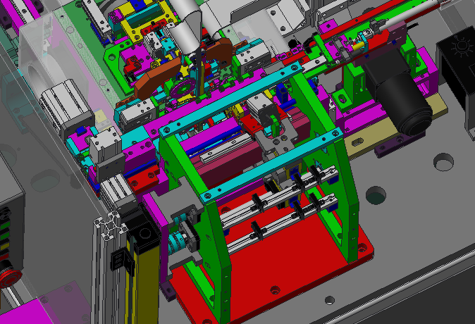 高速电子凸轮插针机3D图纸 机械设计参考资料设计素材