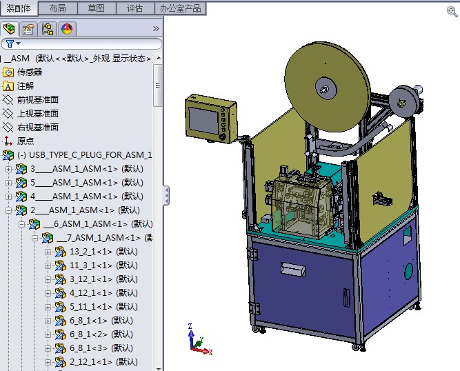 高速电子凸轮插针机3D图纸 机械设计参考资料设计素材