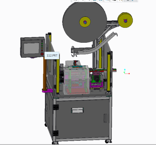 高速电子凸轮插针机3D图纸 机械设计参考资料设计素材缩略图