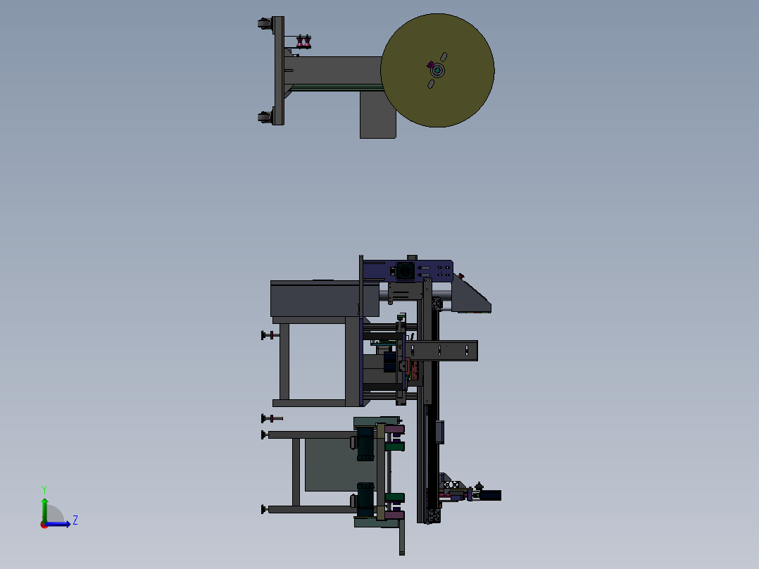 洗墙灯玻璃板包密封胶条设备sw21左视图