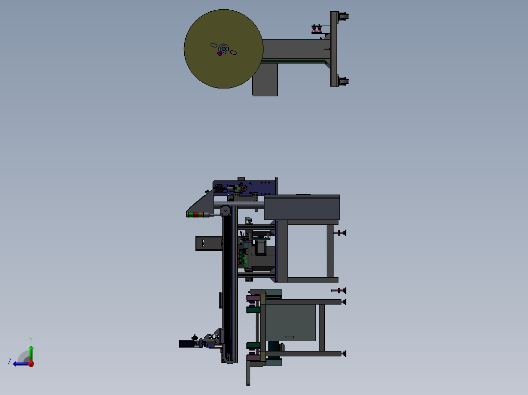 洗墙灯玻璃板包密封胶条设备sw21右视图
