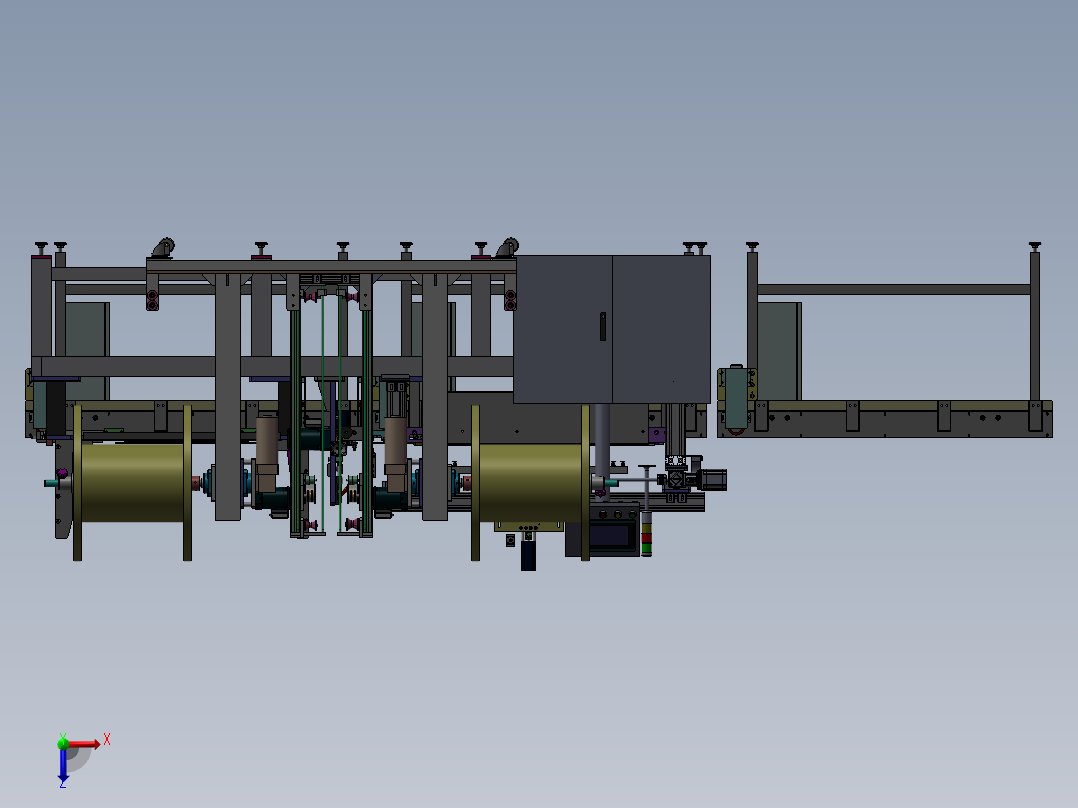 洗墙灯玻璃板包密封胶条设备sw21俯视图