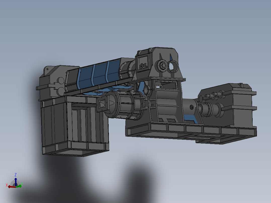 60砖机sw13+cad主视图