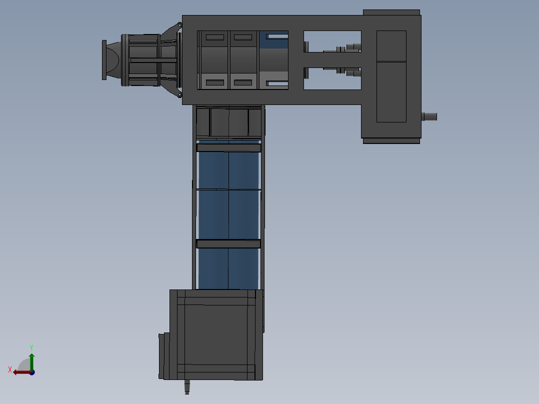 60砖机sw13+cad后视图