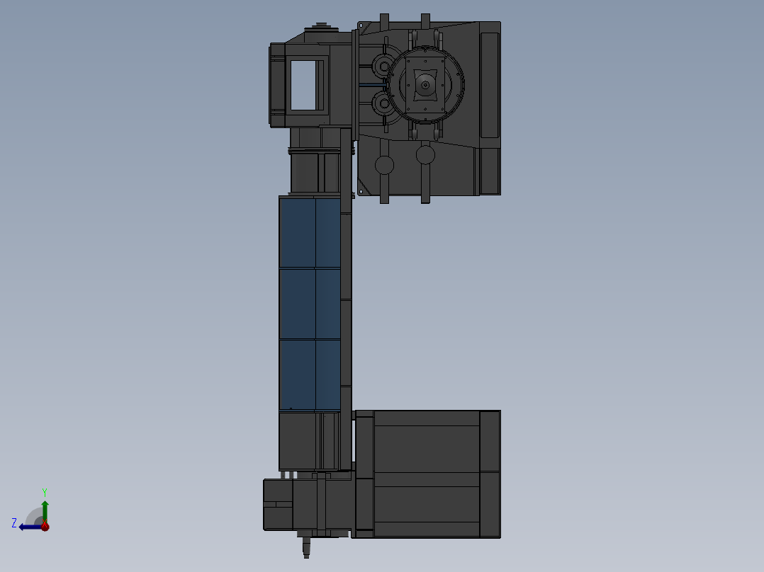 60砖机sw13+cad右视图