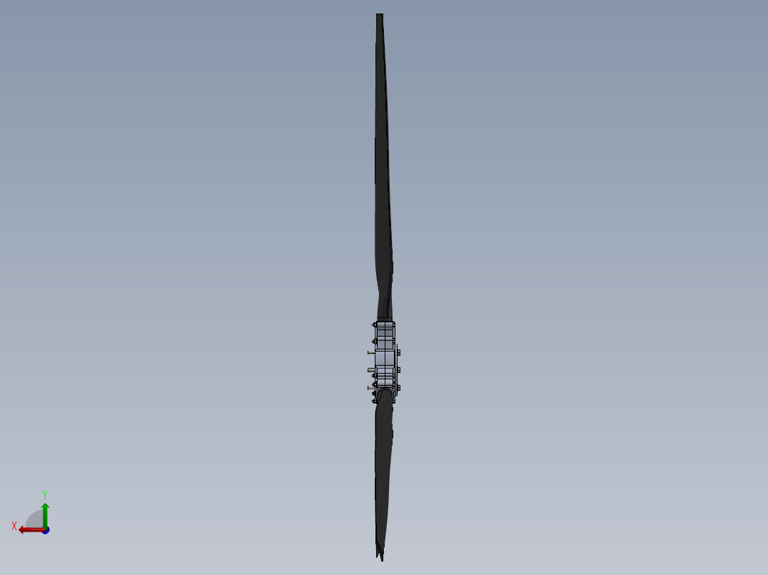 螺旋桨(150)后视图